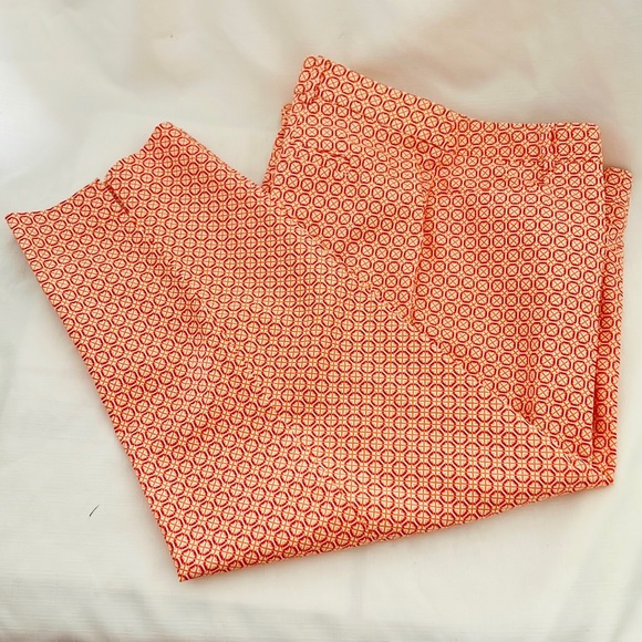 Pants~Orange Patterned / Like New / Kim Rogers - Picture 13 of 13